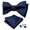 vlinderdas blauw