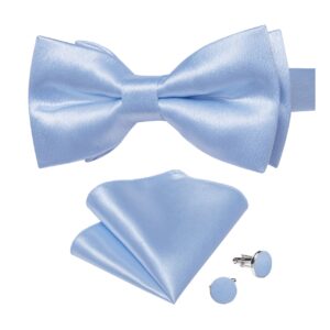 Vlinderdas baby blauw