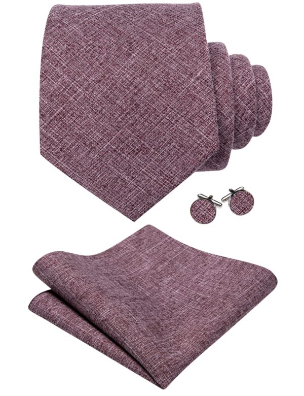 Stropdas beige paars