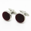 Cufflinks velvet red