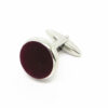 Cufflinks velvet red - Image 3