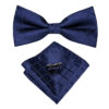 vlinderdas donker blauw